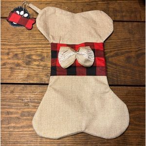 Burlap pet stockings!